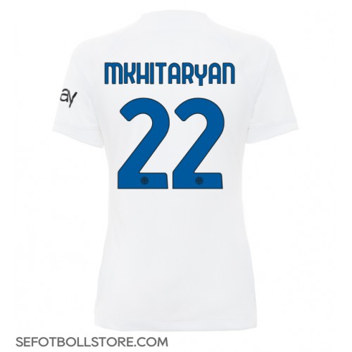 Inter Milan Henrikh Mkhitaryan #22 Replika Bortatröja Dam 2023-24 Kortärmad